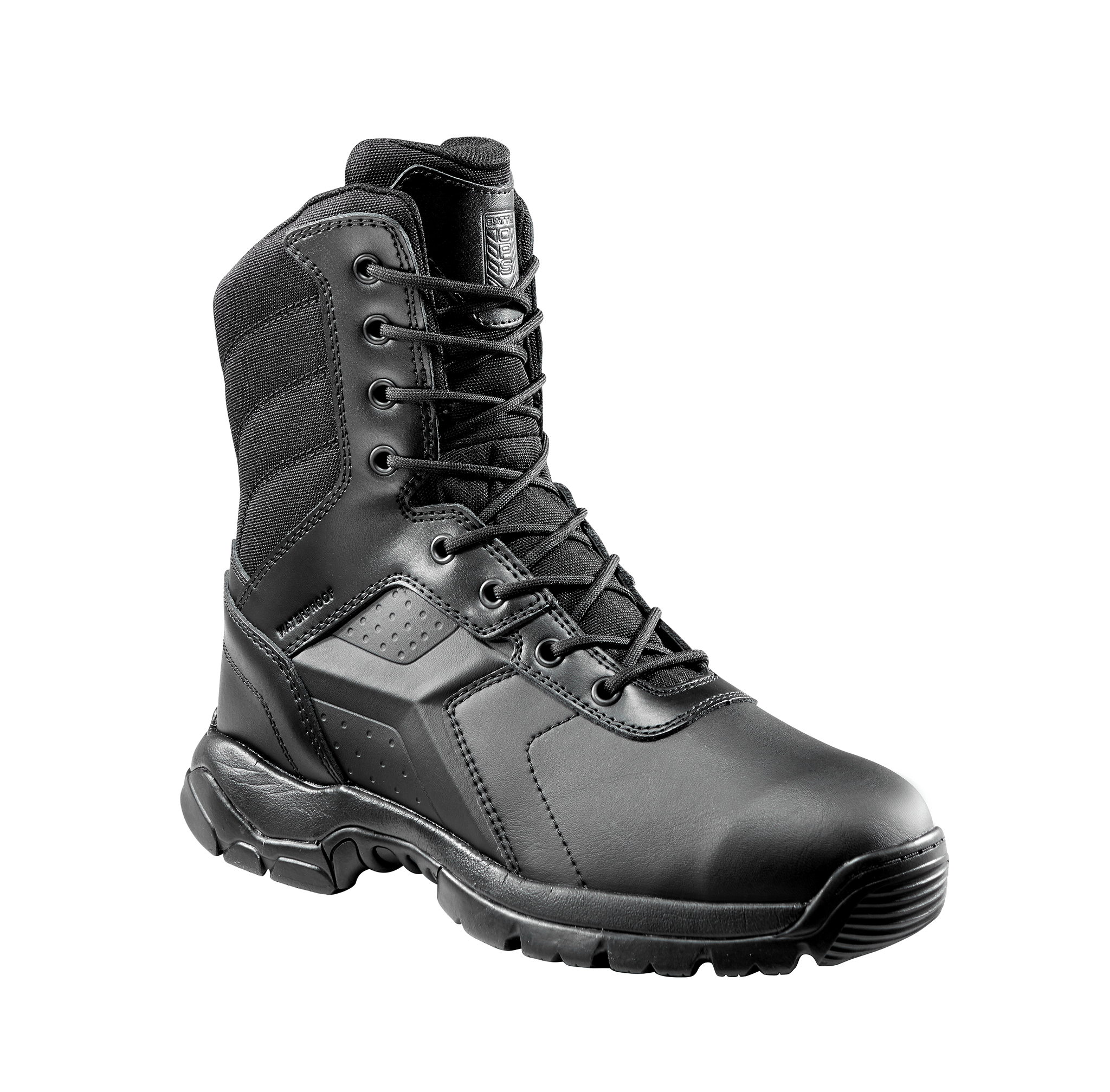 Battle Ops 8" Waterproof Tactical Boot - Side Zip Comp Safety Toe - Image 5