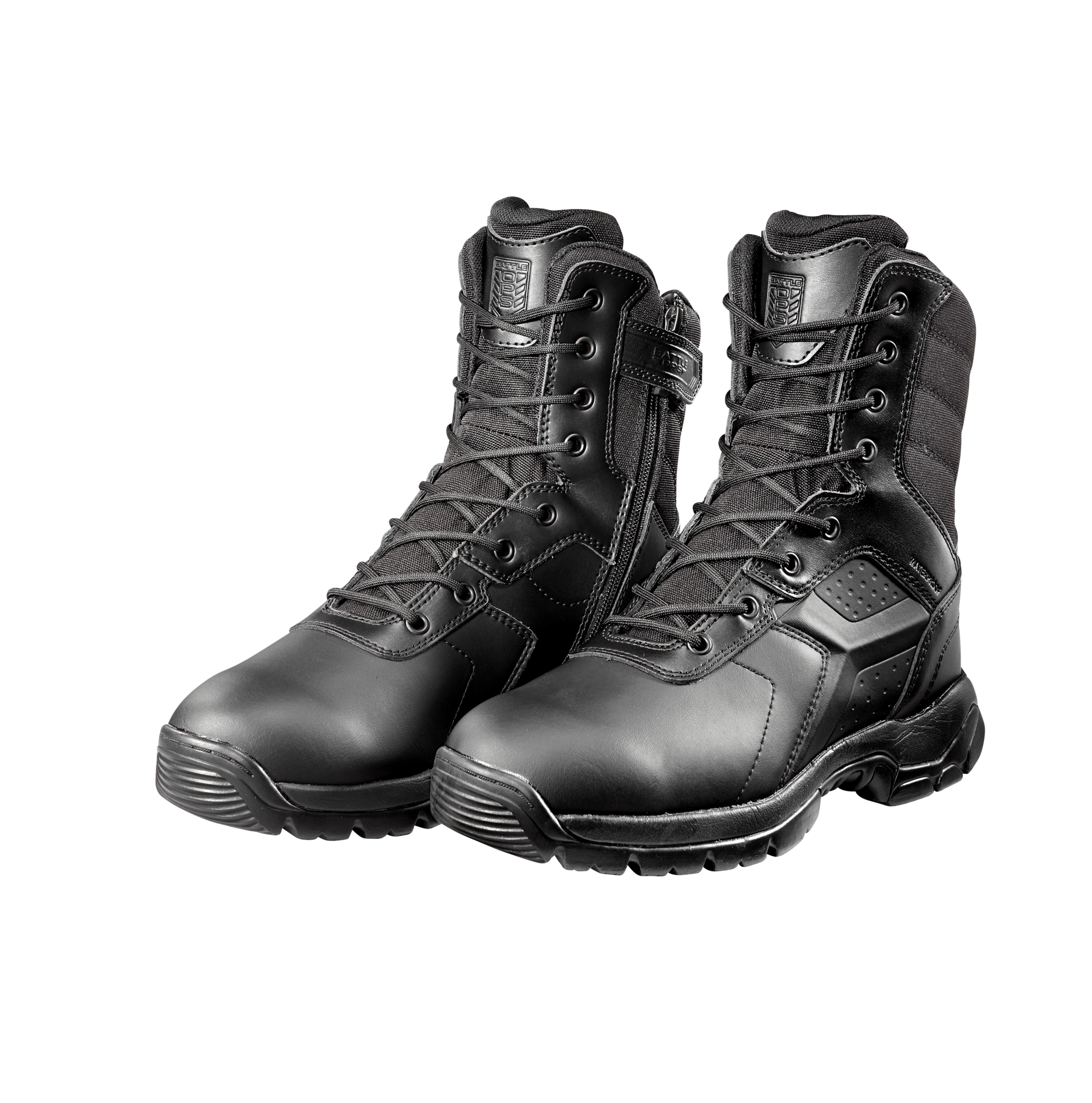 Battle Ops 8" Waterproof Tactical Boot - Side Zip Comp Safety Toe